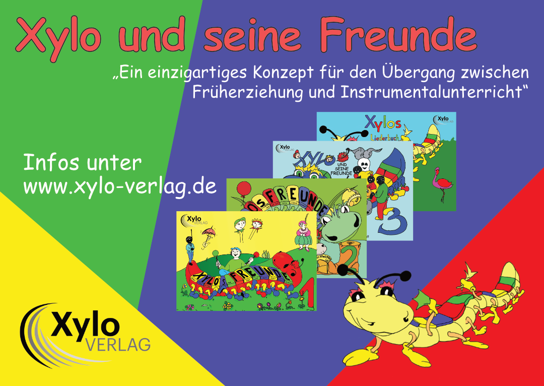 Flyer Xylo und seine Freunde - Hier gelangen Sie zu den Infos über den Workshop Xylo und seine Freunde.